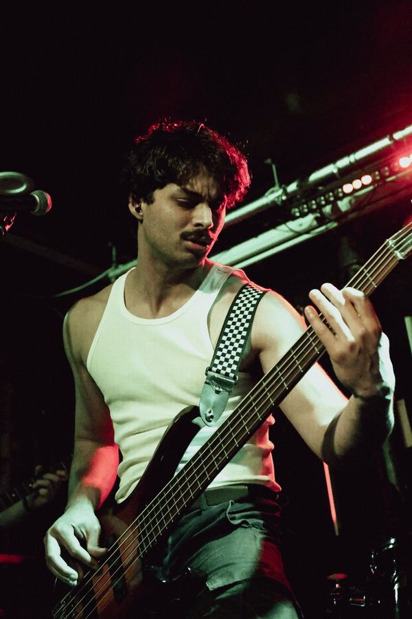 Vice Club bassist portrait at The Broadway